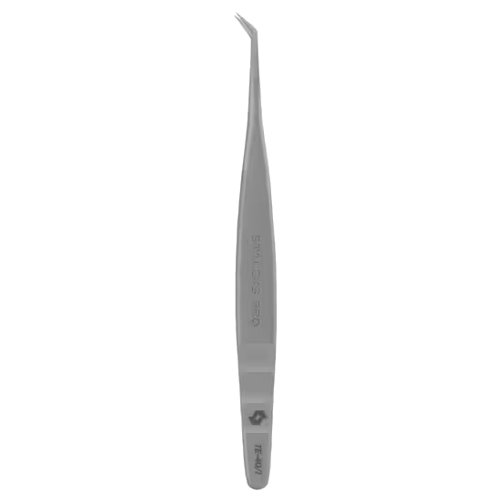 STALEKS PRO EXPERT 40 TYPE 1 PROFESSIONAL EYELASH TWEEZERS CURVED TE-40/1 - STALEKS™-0