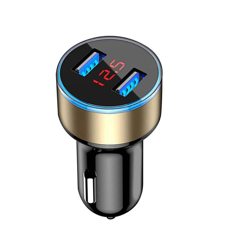 3.1A Dual USB Mobile Phone Car Charger For iPhone 12 11 Pro XS Max 8 7 Plus Xiaomi Mi Poco M3 X3 NFC Fast Charging Phone Adapter