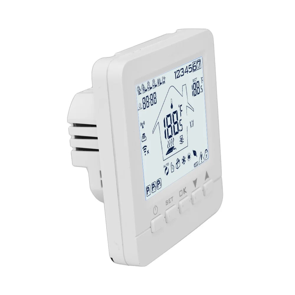 Hot Selling Tuya Smart Thermostat Button Control Underfloor Home Heating Thermostat Weekly Programmable Customization