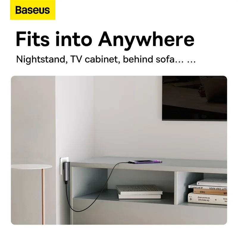 Baseus 65W GaN5 Charger Quick Charge QC 3.0 4.0 USB Type C Charger Portable Travel Charger Fast Charging For Laptop iPhone 14 13