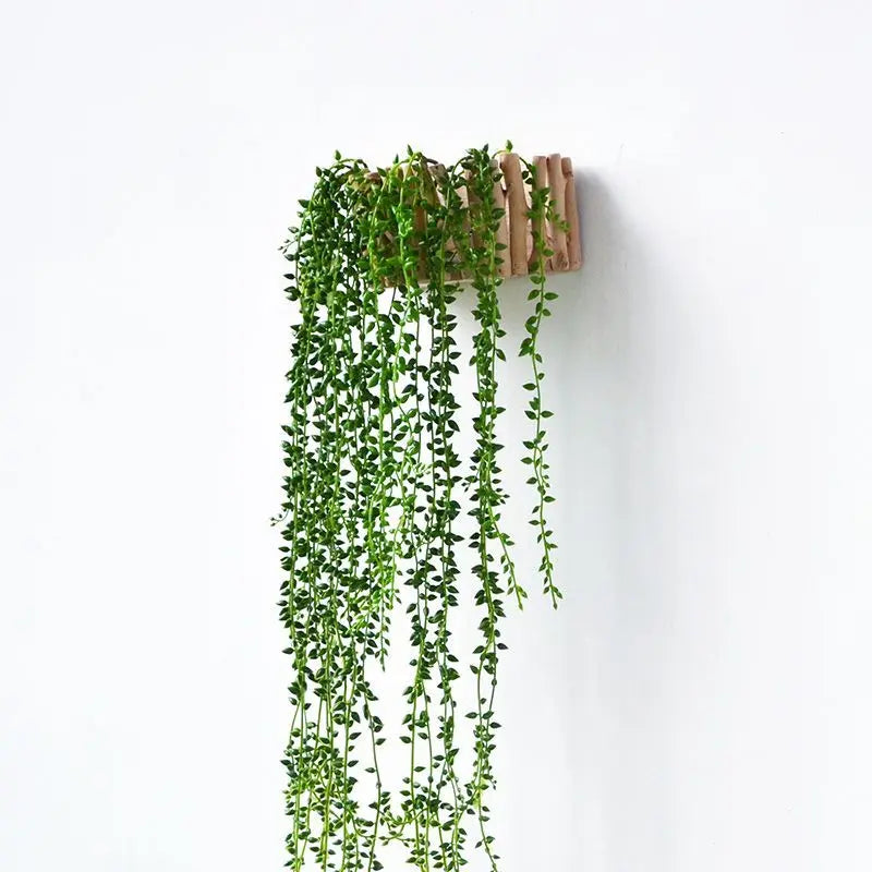 Wood Modern Decorative Vases Creative Simple Living Room Decoration Half Wall Hanging Flower Vases Interior Room Decorations