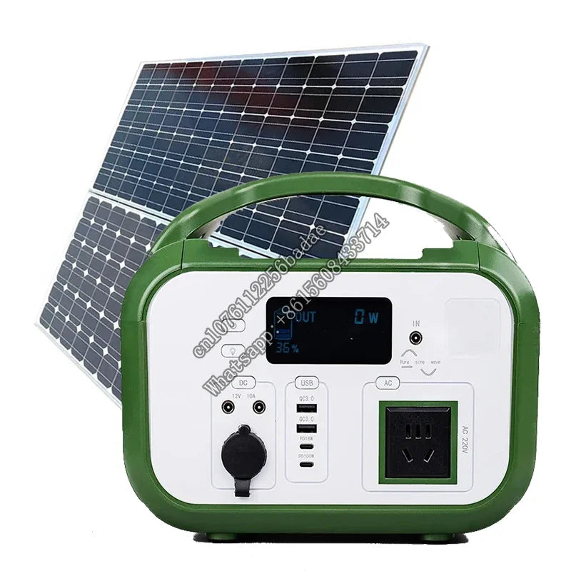 500w / 600w Power Bank 220/110V Backup Station Camping Source