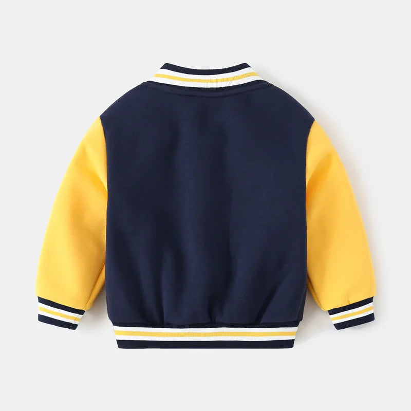 Varsity style baseball jacket for children aged 2 to 7 years-2