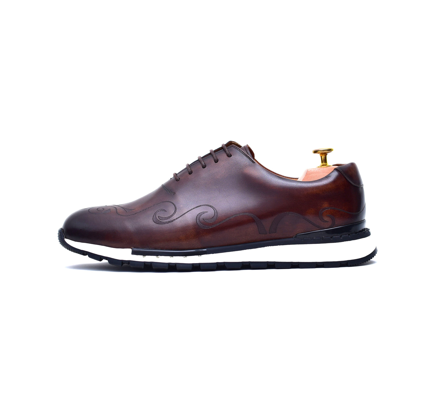 Archie III - Brown Dress Sneakers-4