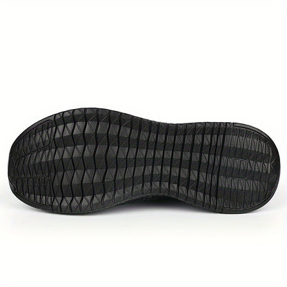Lightweight Breathable Running Shoes] Men's Slip On Breathable Lightweight Running Shoes, Outdoor Casual Walking Shoes Men's Sneakers