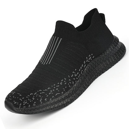 Lightweight Breathable Running Shoes] Men's Slip On Breathable Lightweight Running Shoes, Outdoor Casual Walking Shoes Men's Sneakers