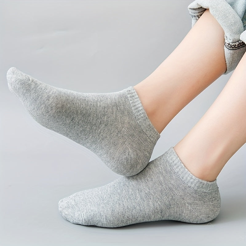 [Invisible Socks] Polyester 94% Spandex 6% Women's Classic Invisible Socks, Solid Color, Knit Fabric, 200g/m², Hand Wash, for Women