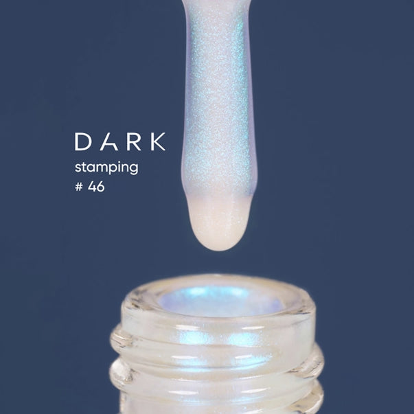 DARK Stamping Polish  Blue Chameleon #46, 10ml-1