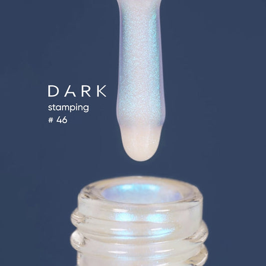 DARK Stamping Polish  Blue Chameleon #46, 10ml-1
