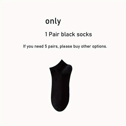 [Invisible Socks] Polyester 94% Spandex 6% Women's Classic Invisible Socks, Solid Color, Knit Fabric, 200g/m², Hand Wash, for Women