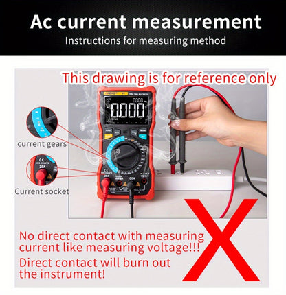 ANENG DM850 Automatic Professional Digital Multimeter 1999 Counts Auto AC/DC Votage Tester Ohm Current Ammeter Detector Tool Without battery