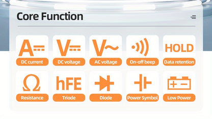 ANENG DM850 Automatic Professional Digital Multimeter 1999 Counts Auto AC/DC Votage Tester Ohm Current Ammeter Detector Tool Without battery