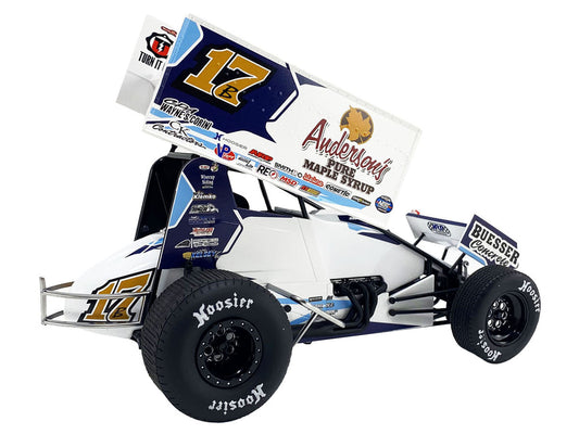 Winged Sprint Car #17B Bill Balog "Anderson's Pure Maple Syrup" B Squared Motorsports "World of Outlaws" (2024) 1/18 Diecast Model Car by ACME-1
