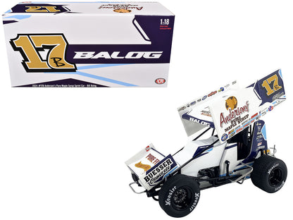 Winged Sprint Car #17B Bill Balog "Anderson's Pure Maple Syrup" B Squared Motorsports "World of Outlaws" (2024) 1/18 Diecast Model Car by ACME-2