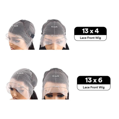 30 32 Inch Body Wave 13x6 HD Lace Frontal Wigs Human Hair Ready To Go Water Wave 13x4 Transparent Lace Front Wig For Women