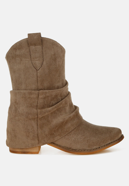 Bronco Slouchy Calf Boots-0