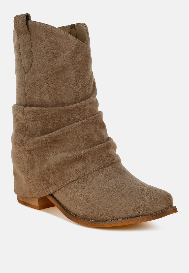 Bronco Slouchy Calf Boots-2