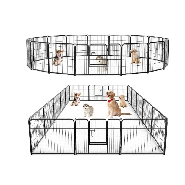 FCJ Playpen for Dogs Indoor Game Fence