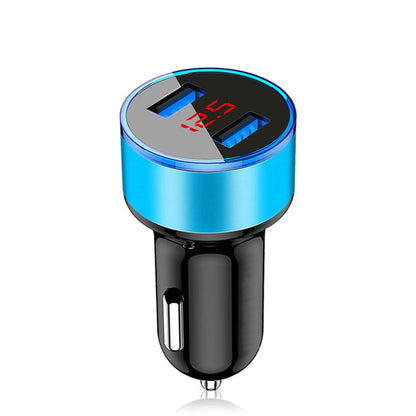 3.1A Dual USB Mobile Phone Car Charger For iPhone 12 11 Pro XS Max 8 7 Plus Xiaomi Mi Poco M3 X3 NFC Fast Charging Phone Adapter