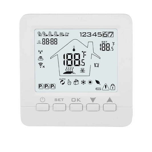 Hot Selling Tuya Smart Thermostat Button Control  Underfloor Home Heating Thermostat Weekly Programmable Customization