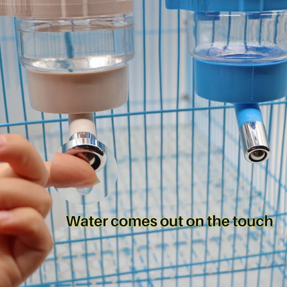 1PC 400ml Pet Rabbit Hamster Hanging Water Bottle Automatic Rabbits Water Dispenser Portable Rabbit Guinea Pig Drinking Fountain