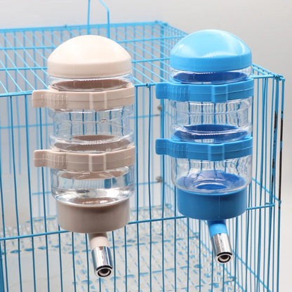 1PC 400ml Pet Rabbit Hamster Hanging Water Bottle Automatic Rabbits Water Dispenser Portable Rabbit Guinea Pig Drinking Fountain