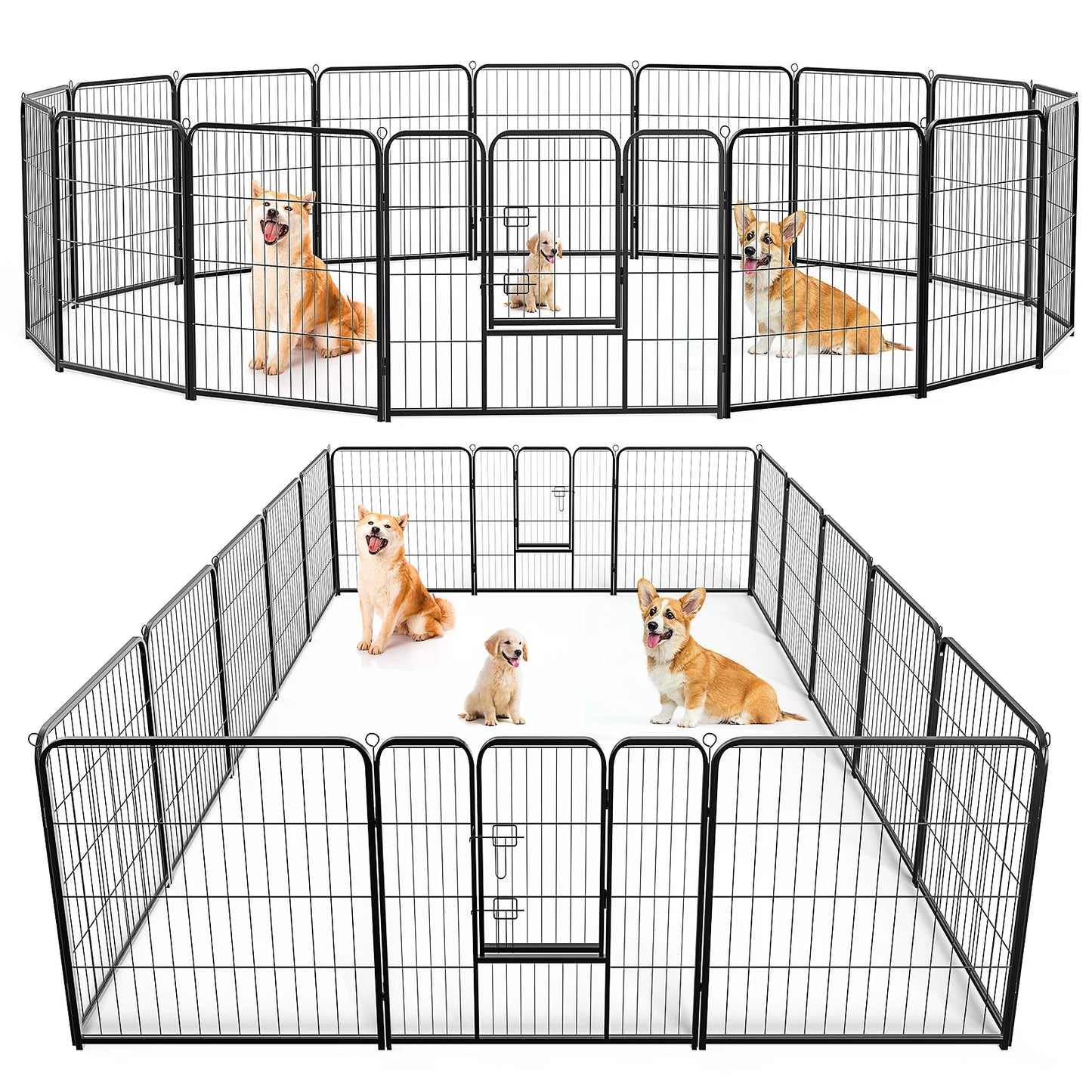 FCJ Playpen for Dogs Indoor Game Fence