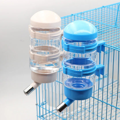 1PC 400ml Pet Rabbit Hamster Hanging Water Bottle Automatic Rabbits Water Dispenser Portable Rabbit Guinea Pig Drinking Fountain