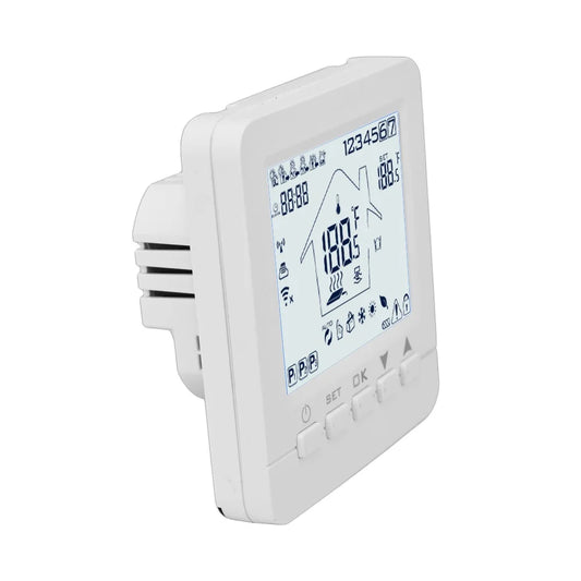 Hot Selling Tuya Smart Thermostat Button Control  Underfloor Home Heating Thermostat Weekly Programmable Customization