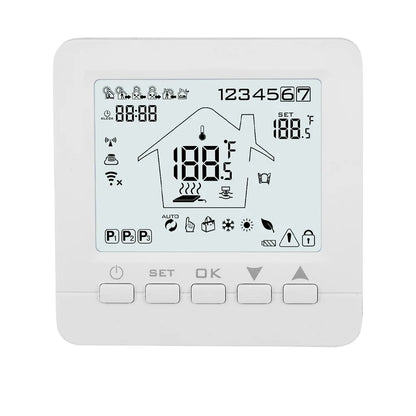 Hot Selling Tuya Smart Thermostat Button Control  Underfloor Home Heating Thermostat Weekly Programmable Customization