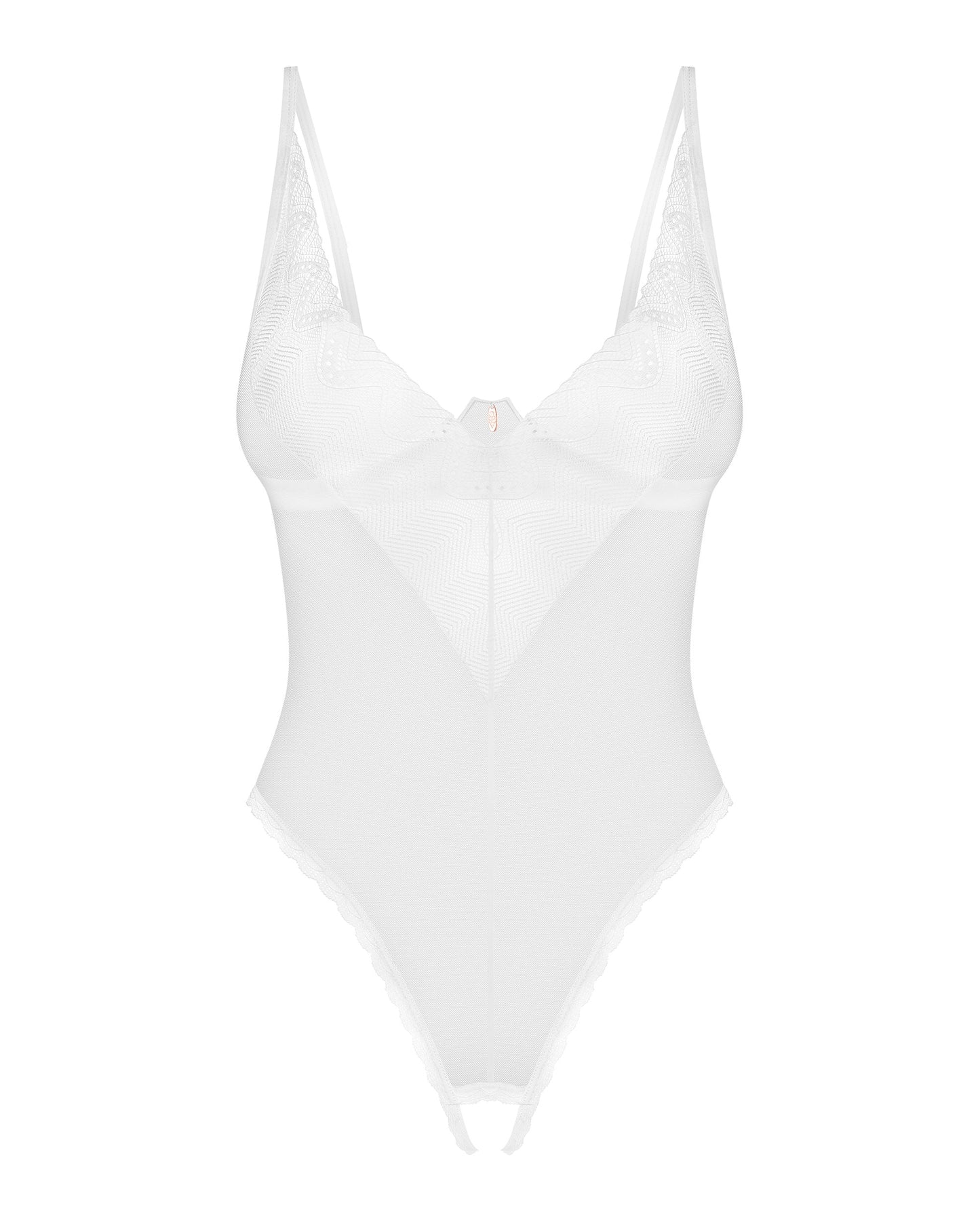 Sexy Sheer Crotchless Teddy Obsessive Alissium-1