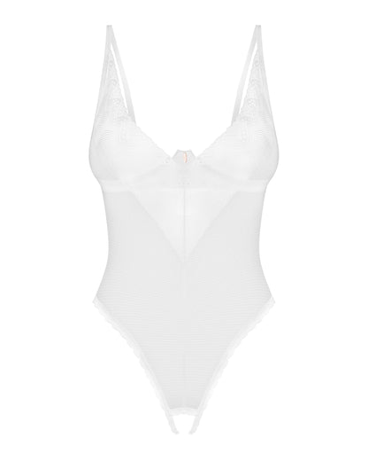 Sexy Sheer Crotchless Teddy Obsessive Alissium-1