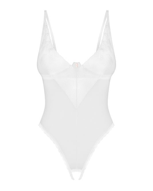 Sexy Sheer Crotchless Teddy Obsessive Alissium-1