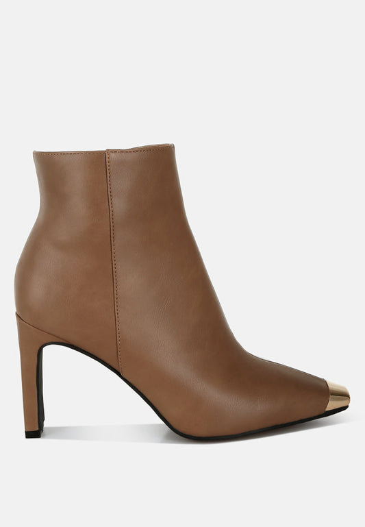 Orca Metallic Cap Toe Faux Leather Boots-0
