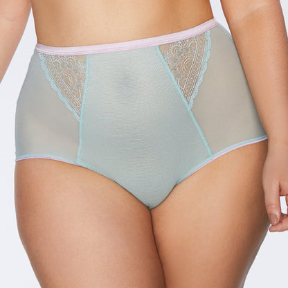 Sheer High Waist Tulle Brief Panty Kinga Pastellove-0