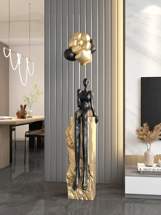 Home Decor Figurines Abstract Statues Art Ornaments Living Room Large Floor Decor Housewarming Gifts Hotel Decorative Sculptures