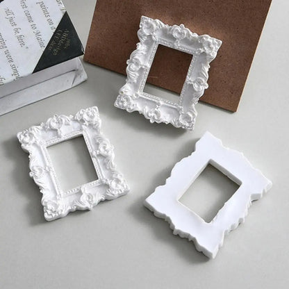 Home Decor Diy European Design Artistic Atmosphere Exquisite Resin Crafts Photo Frames Jewelry Shots Backdrop Desktop Ornaments