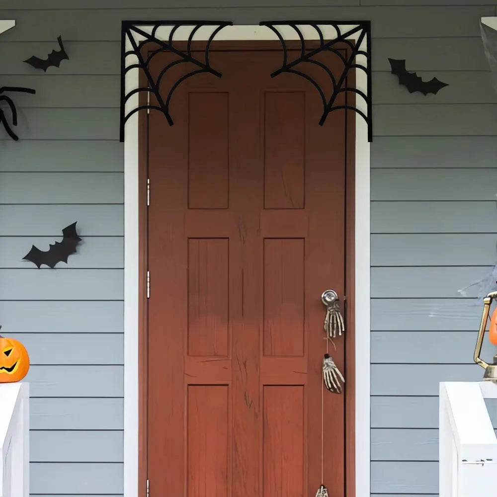 Halloween Door Frame Decoration,Bats,Pumpkins,Spider Webs,Door and Window Corner Sign, Halloween Home Decor,corner Stickers 2024