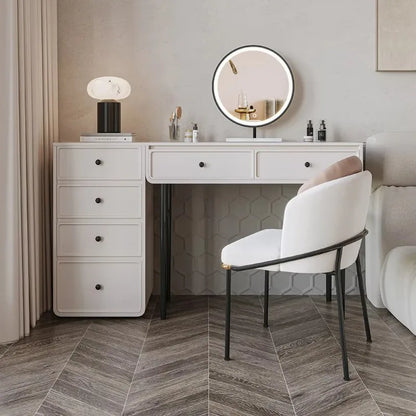 Storage Vanity Table Decoration Dresser Makeup Vanity Table Modern Bedroom Coiffeuse De Chambre Maquillage Bedroom Furniture