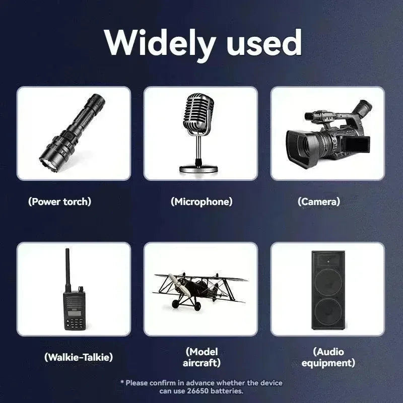 100% Original 26650 3.7V 5000mAh 50A Power Lithium Ion Battery 26650A, Geeignet Für LED Taschenlampe rechargeable battery