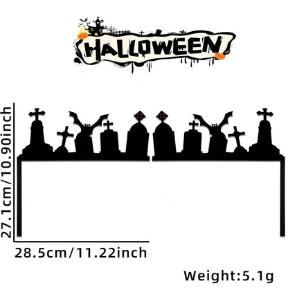 Halloween Door Frame Decoration,Bats,Pumpkins,Spider Webs,Door and Window Corner Sign, Halloween Home Decor,corner Stickers 2024