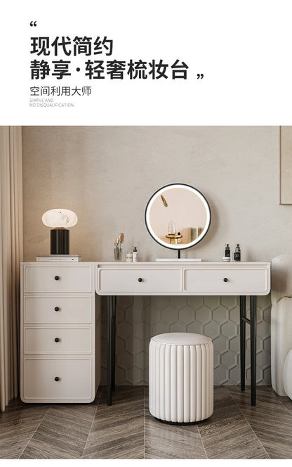Storage Vanity Table Decoration Dresser Makeup Vanity Table Modern Bedroom Coiffeuse De Chambre Maquillage Bedroom Furniture