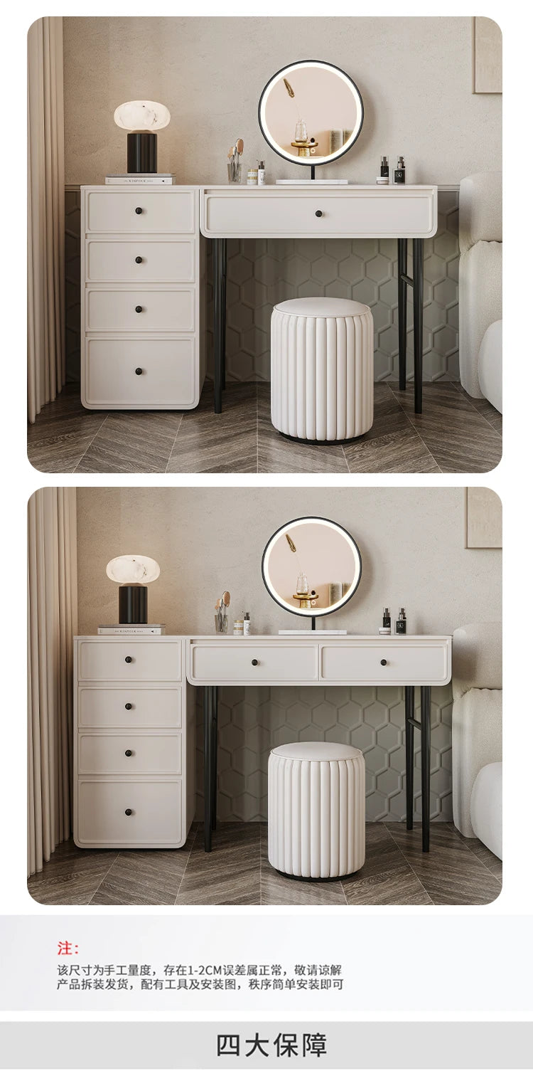 Storage Vanity Table Decoration Dresser Makeup Vanity Table Modern Bedroom Coiffeuse De Chambre Maquillage Bedroom Furniture