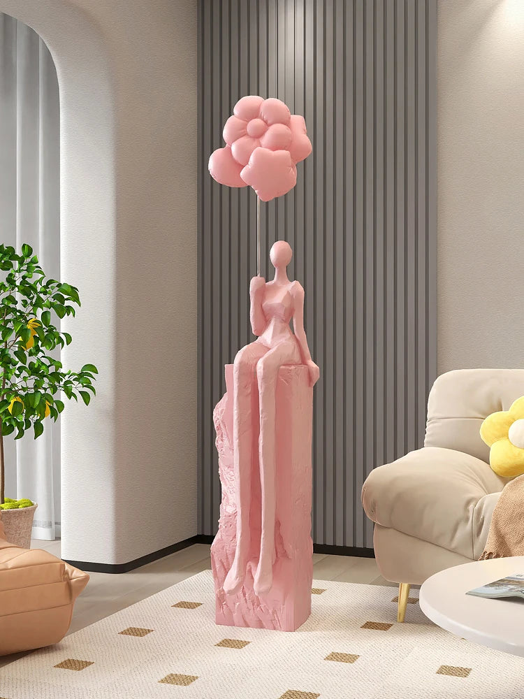 Home Decor Figurines Abstract Statues Art Ornaments Living Room Large Floor Decor Housewarming Gifts Hotel Decorative Sculptures