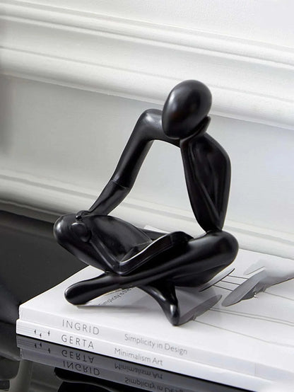 Modern Simple Abstract Art Designer Decoration Creative Bookshelf Bookend Home Living Room Wine Cabinet Decoration