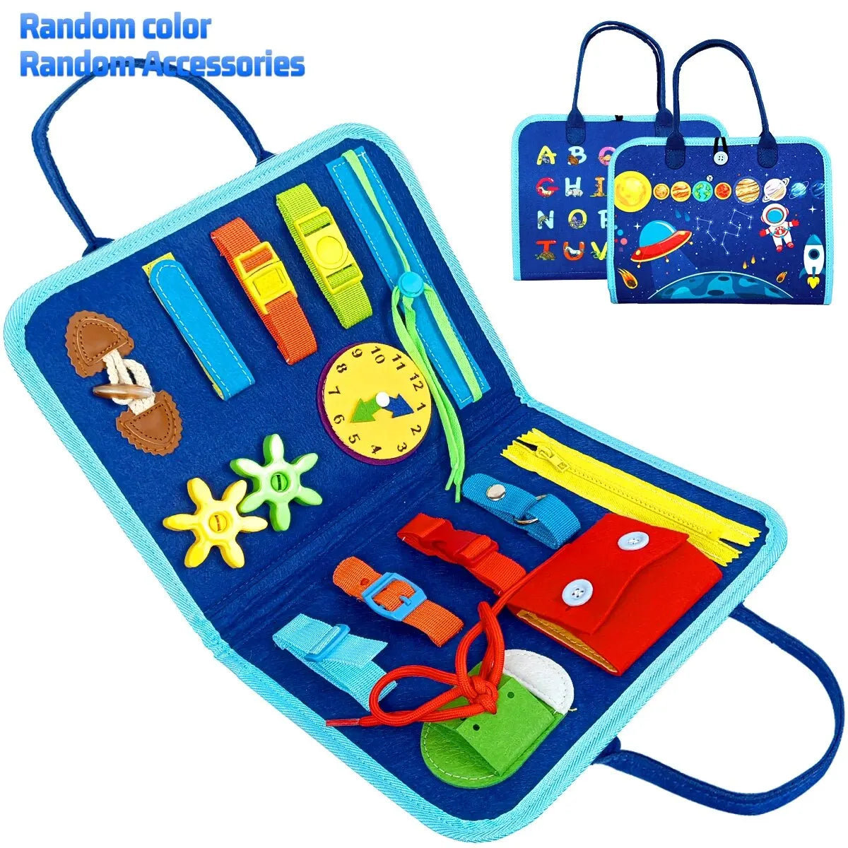 Busy Board Montessori for Toddlers Educational Toy-6
