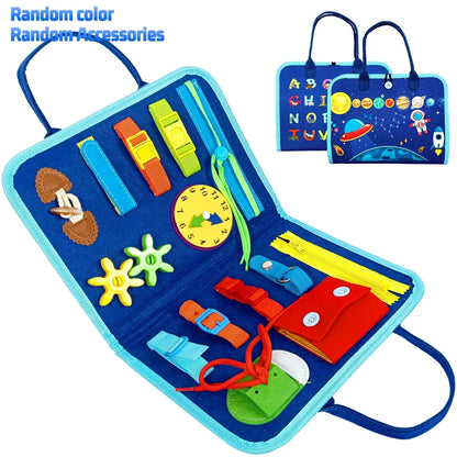 Busy Board Montessori for Toddlers Educational Toy-6