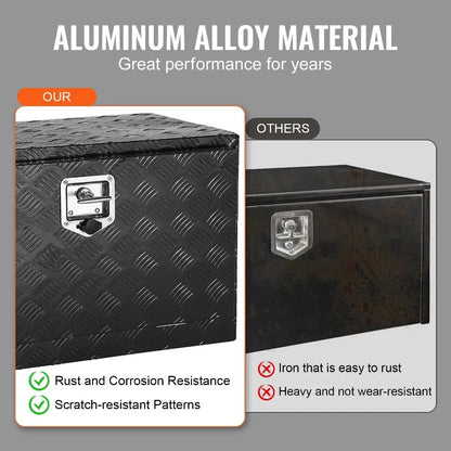 Underbody Aluminum Truck Tool Box 48 x 17 x 18 Trailer RV Tool Storage