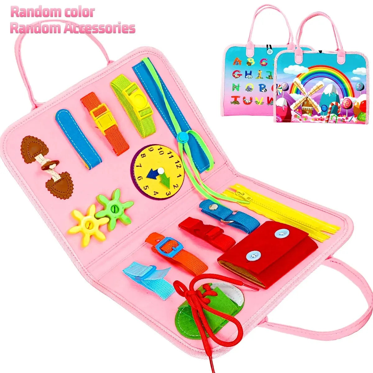 Busy Board Montessori for Toddlers Educational Toy-5