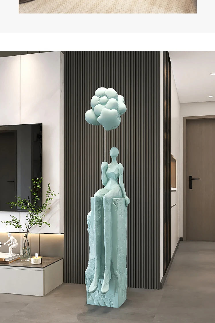 Home Decor Figurines Abstract Statues Art Ornaments Living Room Large Floor Decor Housewarming Gifts Hotel Decorative Sculptures